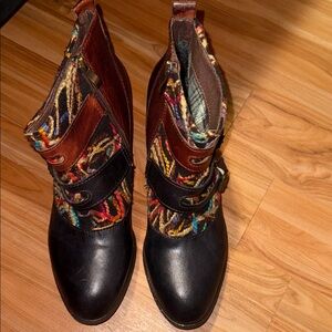 Multicolor Women's Ankle Boots